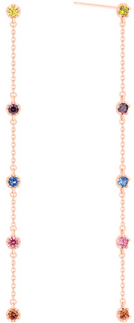 밀튼스텔리 여성용 실버 귀걸이 MSJ-SE180214RGQQ