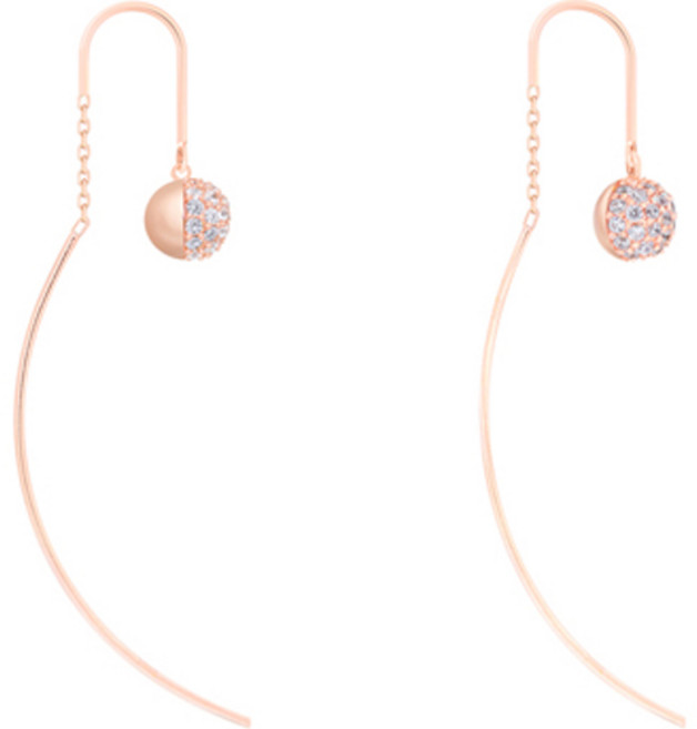 밀튼스텔리 여성용 실버 귀걸이 MSJ-SE180051RGWQ