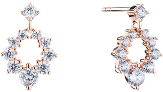 밀튼스텔리 여성용 실버 귀걸이 MSJ-SE170183RGWQ