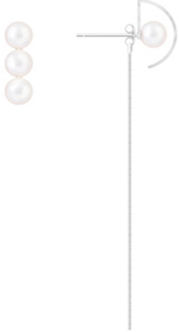 밀튼스텔리 여성용 언발 실버 귀걸이 MSJ-SE180269WGWQ