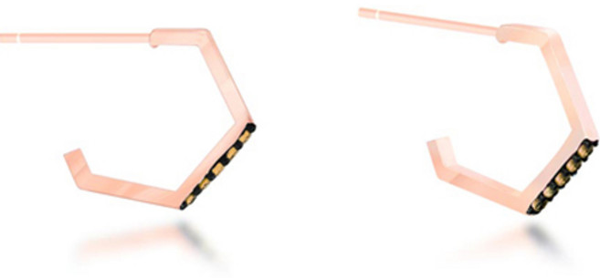 밀튼스텔리 여성용 실버 귀걸이 MSJ-SE170307RGCQ