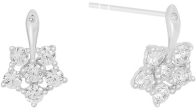 밀튼스텔리 여성용 실버 귀걸이 MSJ-SE180104WGWQ