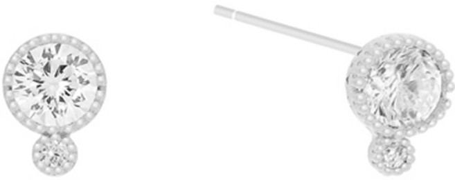 밀튼스텔리 여성용 실버 귀걸이 MSJ-SE50009WGWQ