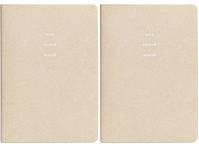 바이풀디자인 생각보관함 슬림 스몰 월간 다이어리 2023 2p, 오가닉 코튼