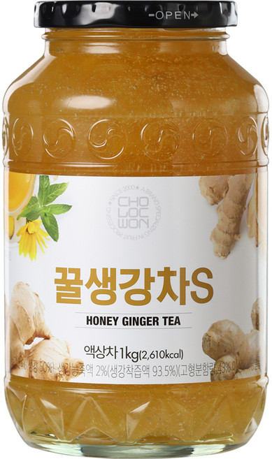 초록원 꿀생강차 S, 1kg, 1개입, 1개