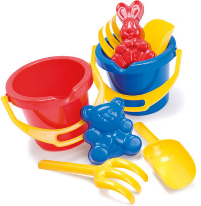 댄토이 NEW 모래놀이 혼합 4종 세트 700g, 랜덤발송(양동이, 모래찍기틀)