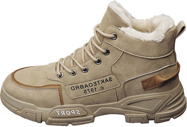 elsso. 厚底刷毛雪靴