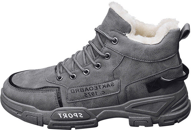 elsso. 厚底刷毛雪靴