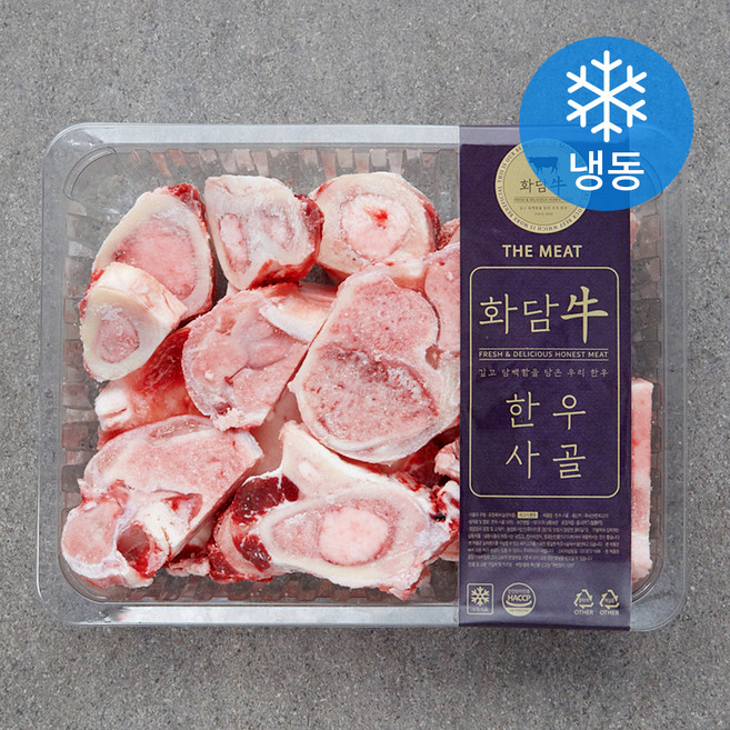 화담우 한우 사골 탕 육수용 (냉동), 1개, 2kg