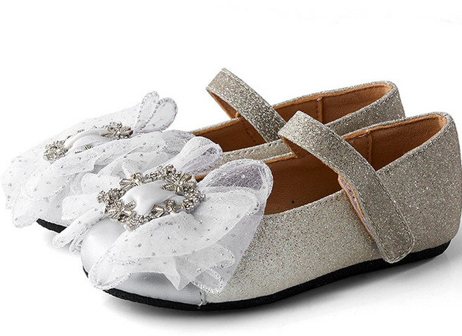 빔보빔바 여아용 그라데이션 리본 플랫슈즈