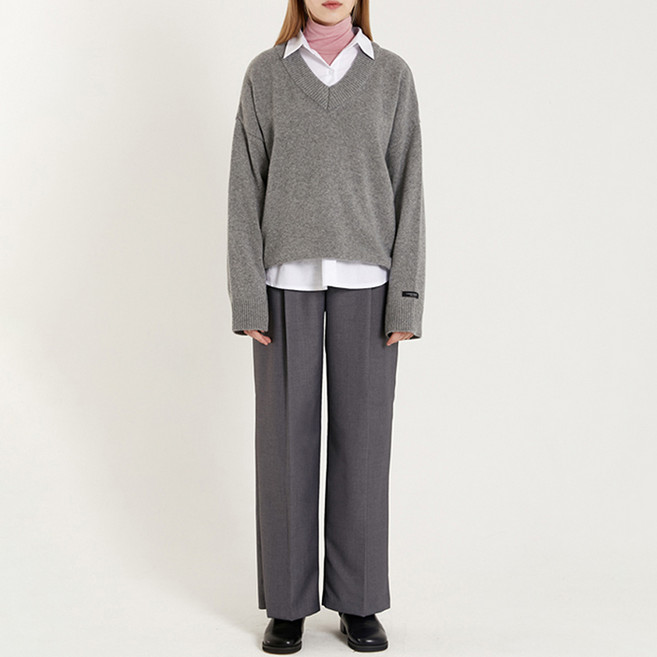 PINK PINEAPPLE 女款 LOW TUCK SLACKS