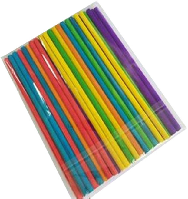 이쁜 하드막대 10 컬러 둥근 막대 150mm, 150개, 혼합색상