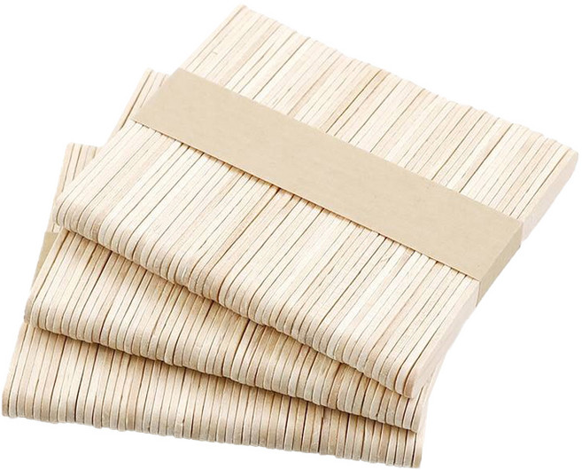 단색과컬러 하드막대 05 원색 93mm, 100개