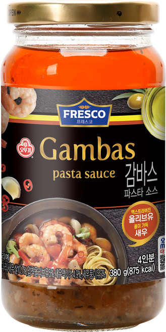오뚜기프레스코 감바스 파스타소스, 1개, 380g