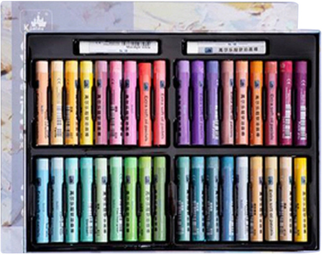 특수 오일파스텔 15 모란디 36색 + 화이트 2p 세트, 1세트