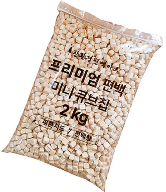 HINOKI ART 頂級扁柏迷你方塊木屑 2kg, 混合色, 1個