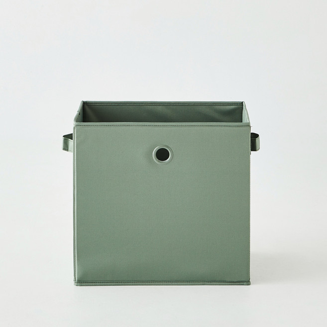 한샘 샘 폴리 수납 바스켓, 딥그린, 1개