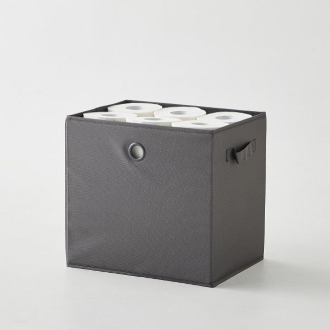 한샘 샘 폴리 수납 바스켓, 다크그레이, 1개