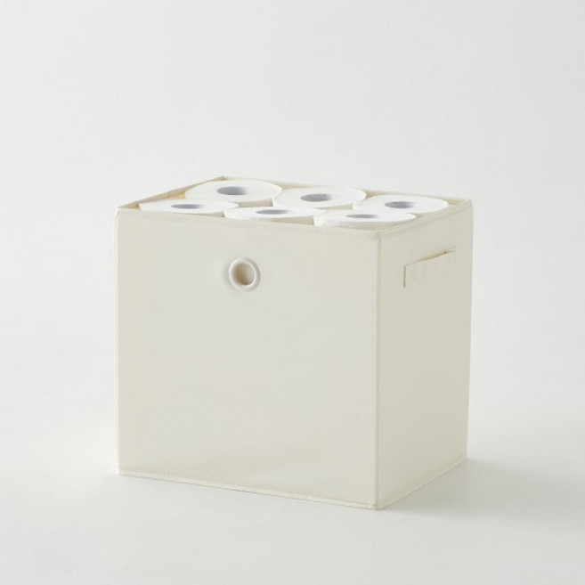 한샘 샘 폴리 수납 바스켓, 크림, 1개