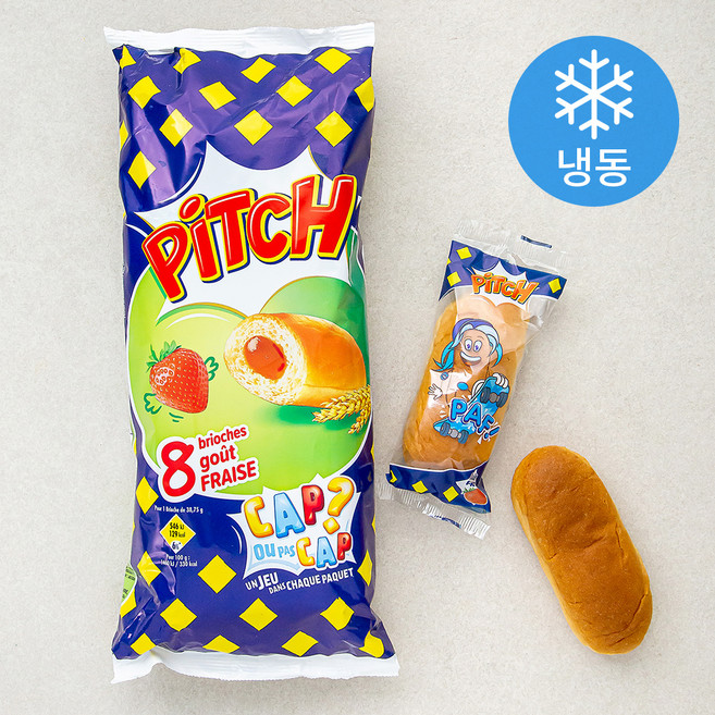 파스키에 피치 딸기필링 브리오쉬 (냉동), 38.75g, 8개입, 1개