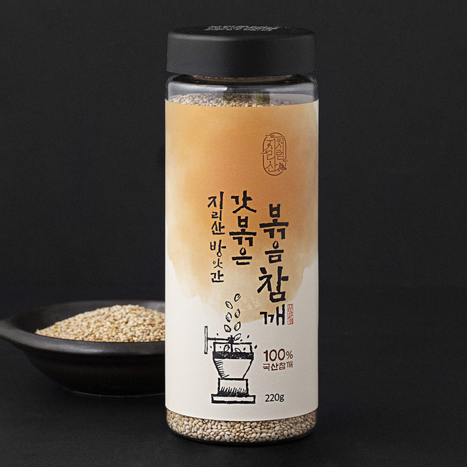 지리산방앗간 갓볶은 볶음참깨, 220g, 1개