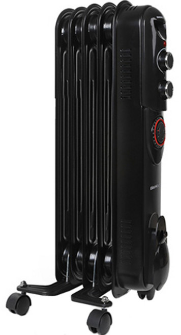 대우 타이머장착 프리미엄 5핀 라디에이터 블랙, DEH-SR005