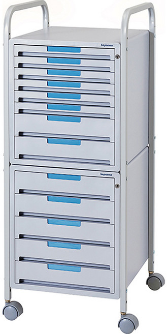 카파맥스 이동형 키 서류함, 13단, 그레이