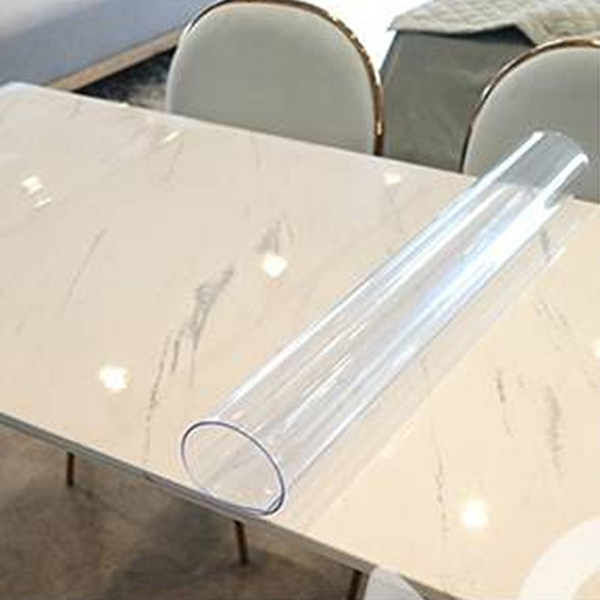 예피아 PVC 모서리 라운딩 매트, 투명, 100cm x 90cm x 2mm, 1개