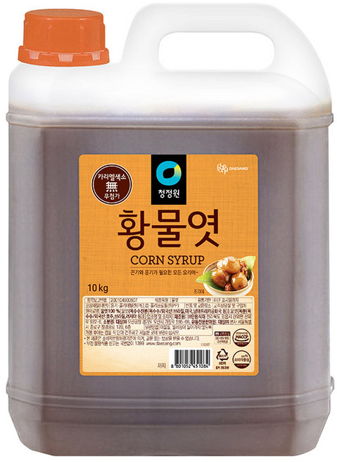 청정원 황물엿, 10kg, 1개
