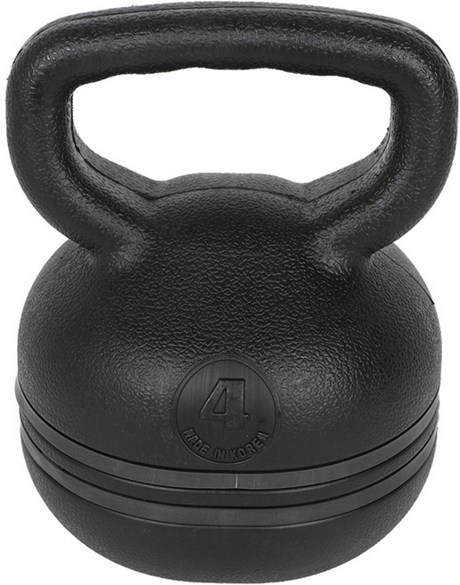아리프 라인 케틀벨, 블랙, 4kg, 1개