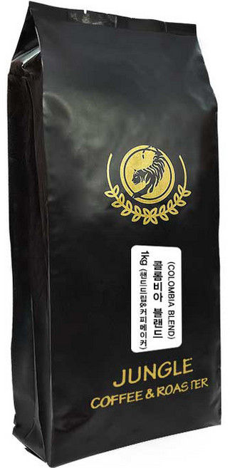 정글커피 콜롬비아 블랜드 원두커피, 1kg, 1개, 핸드드립(중간)