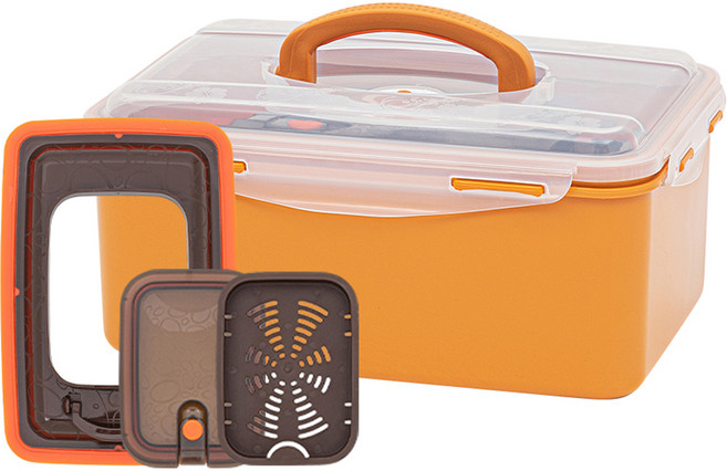 이지앤프리 황토누름독 스마트 김치통 1P + 2in1 누름이 1P, 4.7L, 1개