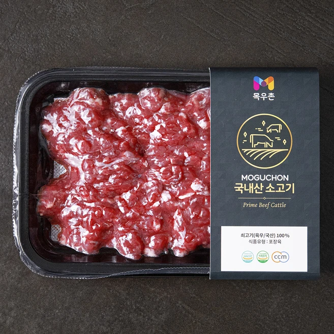 목우촌 국내산 소고기 안심 다짐육 이유식용 (냉장), 200g, 1개 - 쿠팡