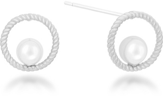 밀튼스텔리 여성용 14K GOLD PIN 실버귀걸이 MSJ-SE14K80007WGWQ