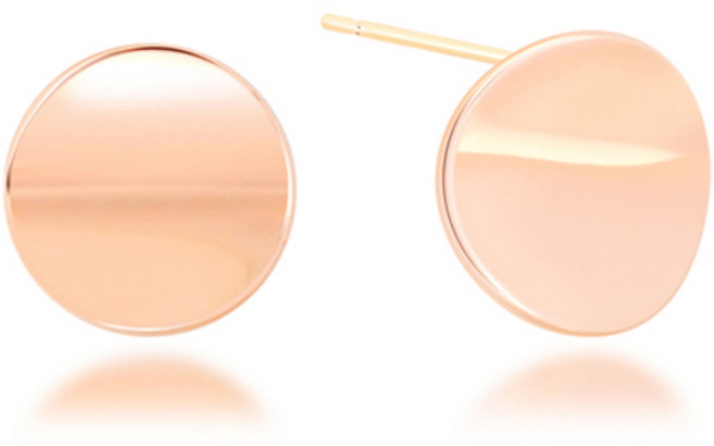 밀튼스텔리 여성용 14K GOLD PIN 실버귀걸이 MSJ-SE14K80003RGWQ