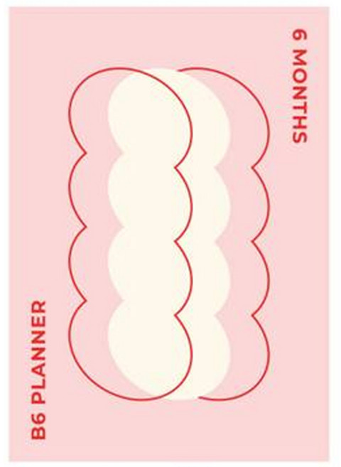모노라이크 오브제 6개월 다이어리, 04Pink, 1개
