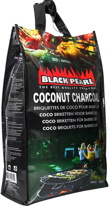 BLACKPEARL 코코넛 숯 바베큐용, 3kg, 1개 - 쿠팡