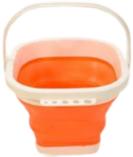 리라 미술 회화 접이식 물통 사각, 2 오렌지