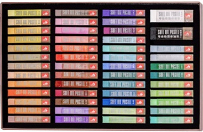 컬러 오일 파스텔 10 미니 모란디, 48색, 1개