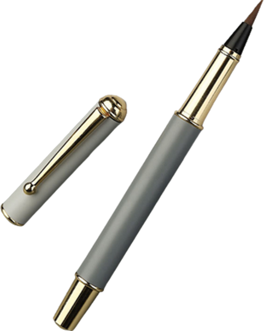 다사바바 고급헤드 소프트 팬붓, 라이트그레이, 1개