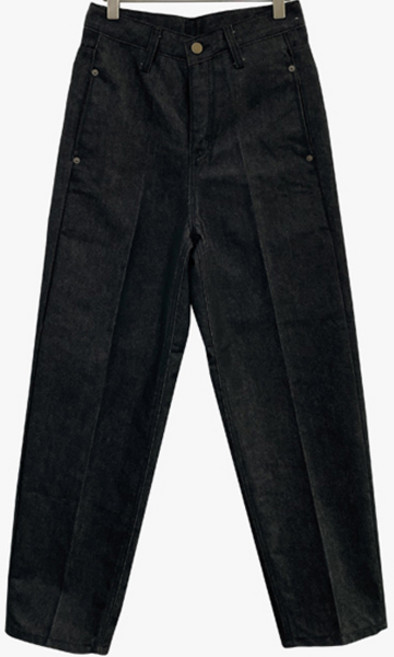 슈가펀 여성용 제핀 보이핏 생지 데님 팬츠