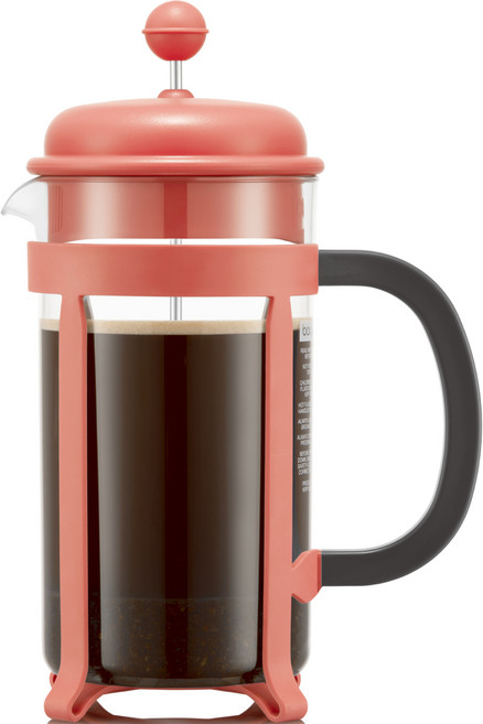 [쿠팡수입] 보덤 New 자바 프렌치 프레스 커피 메이커 1.0L, 버블검