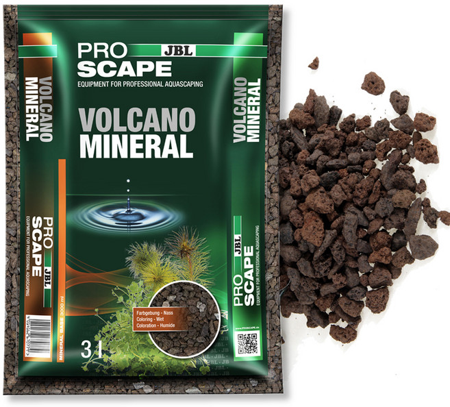 JBL 珍寶 Pro Scape 火山礦物火山岩碎石 3L, 混合色, 1個