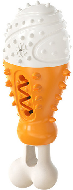 랜보어 반려동물 치킨 노즈워크 장난감 FREE, 오렌지, 1개