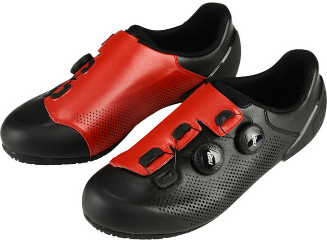NSR 평페달 신발 IRON-11, 블랙 + 레드, 280