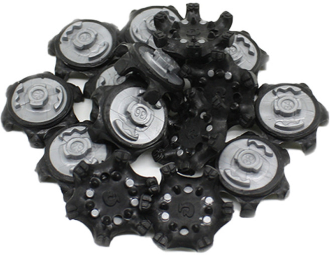 골프슈즈 스파이크 일자형 핀형 30p, 혼합색상, 1개