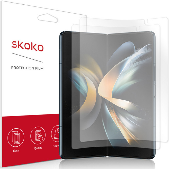 스코코 리얼 퍼펙트핏 내부 휴대폰 액정보호필름 2p 세트, 1세트