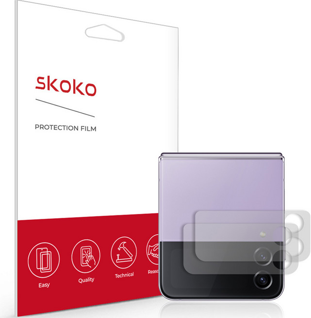 스코코 갤럭시 지문방지 저반사 액정보호필름, 1세트