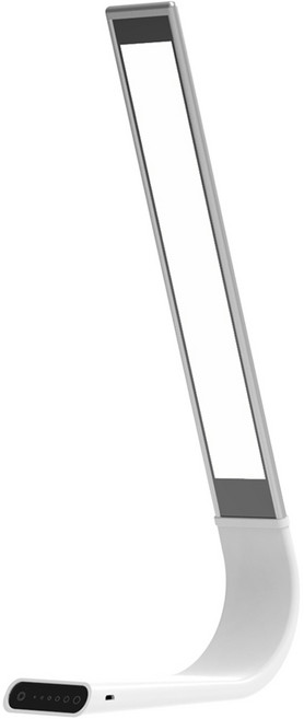 넥스트유 실리콘 무선 LED 스탠드, 실버