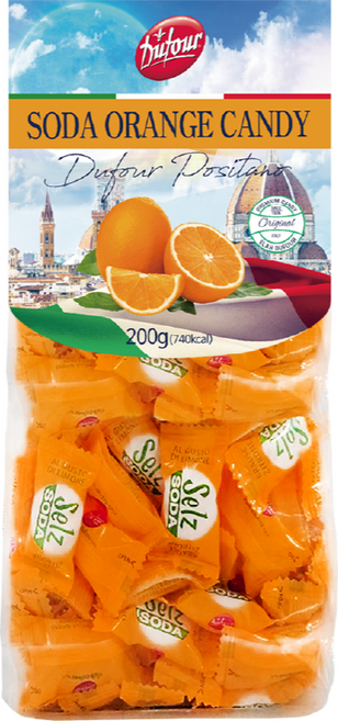 듀포 포지타노 소다오렌지캔디, 200g, 1개
